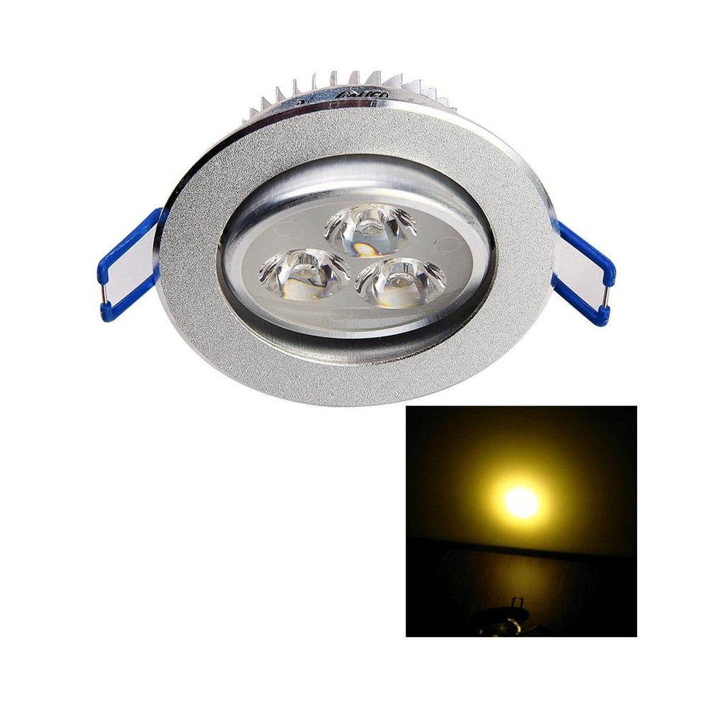 3W 280LM Down Light Ceiling Lights Bulb, 3 High Power LED,  Warm White Light, with Power Driver, AC 85-265V, Hole Size: 65mm