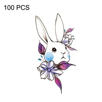 100 PCS Small Fresh Waterproof Temporary Back Tattoo Stickers(RC-172)