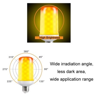 5W 99 Beads LED Simulation Flame Atmosphere Night Light(E26)