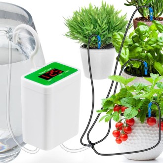 Household Intelligent Drip Irrigation Automatic Watering Timing Machine, Specification: Water 2 Potted Plants