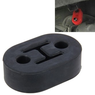 Universal Car Two Holes Adjustable Rubber Mounting Bracket Exhaust Tube Hanging Rubber Tube Car Exhaust Pipe Hanging Shackle Han