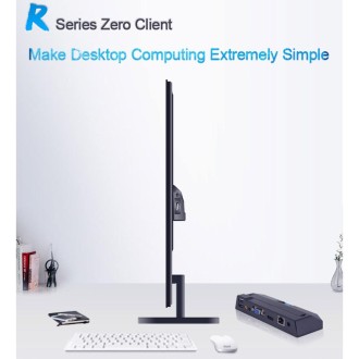 Zero Client R1 Mini PC, CORTEX QUAD A9 Quad Core up to 1.6GHz, RAM: 1GB, ROM: 8GB, Support HDMI, VGA, RJ45, SPK