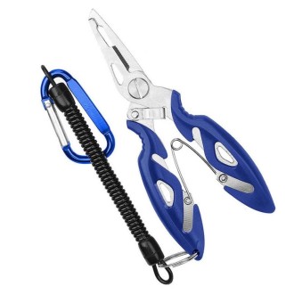 Lure Fishing Pliers Hook Picker Lure Pliers + Anti-lost Rope(Blue)