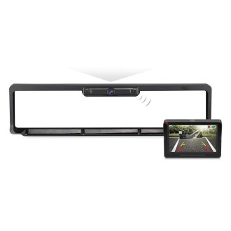 PZ621-W Car 4.3 inch European Frame Solar Wireless Video