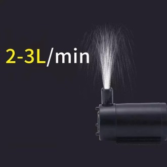 Quiet Mini Horizontal Vertical Submersible Pump, Style: Black Horizontal