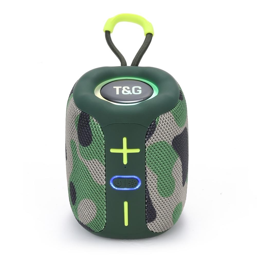 T&G TG-658 Outdoor USB High Power 8W Heavy Bass Wireless Bluetooth Speaker(Camouflage)