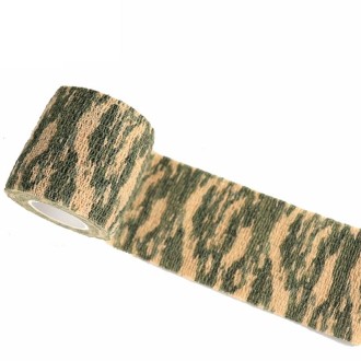 4.5m X 5cm Self-Adhesive Non-Woven Outdoor Camouflage Tape Bandage(Grass Campaign No. 3)