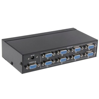 FJ-2508A 8 Port VGA Video Splitter High Resolution 1920 x 1440 Support 250MHz Video Bandwidth