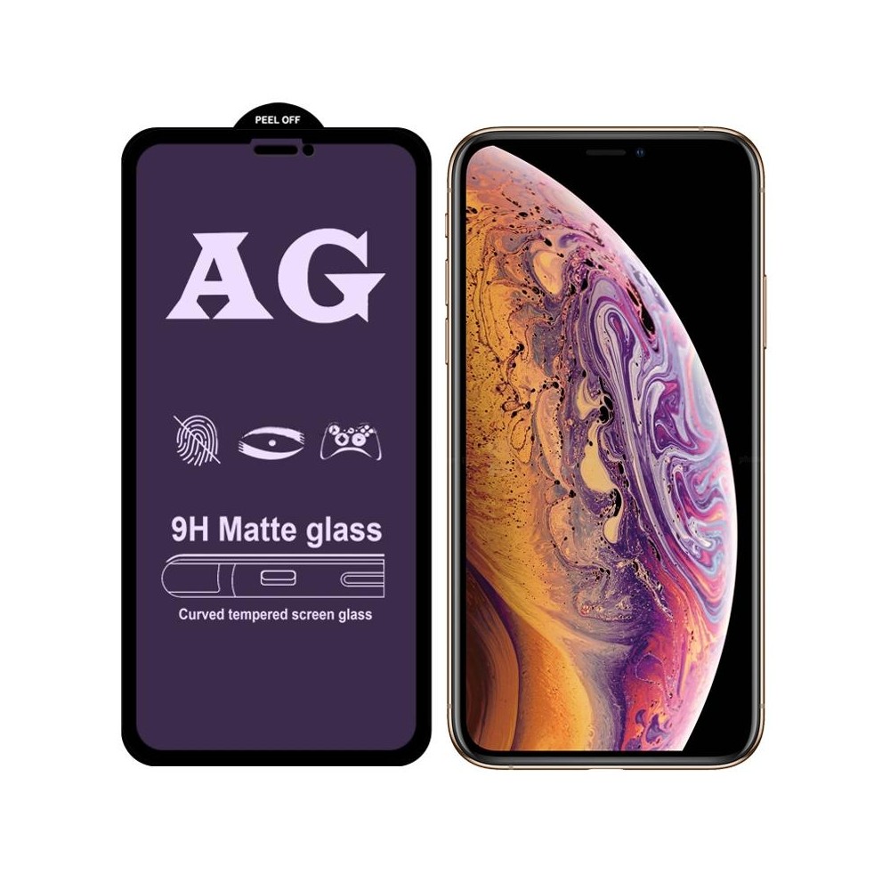 For iPhone XS/ X / 11 Pro AG Matte Anti Blue Light Full Cover Tempered Glass