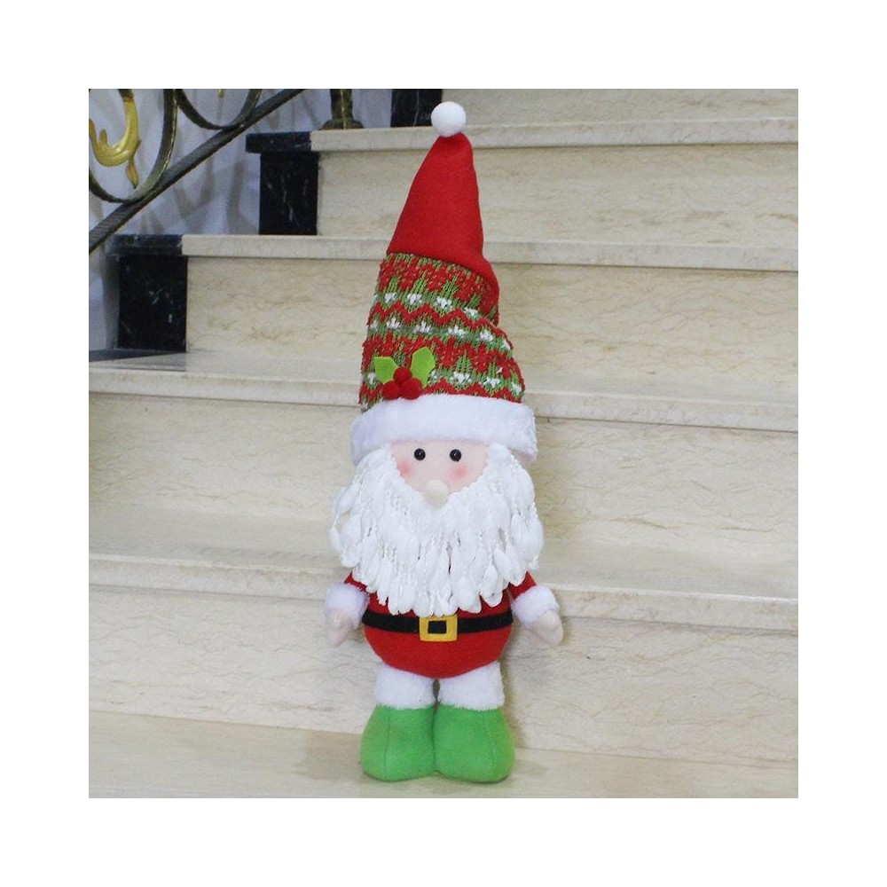 Large Size Standing Style Christmas Home Decoration Santa Claus Doll