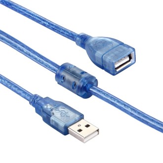 High Speed Transmission USB 2.0 AM to AF Extension Cable, Length: 10m