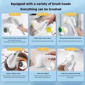 Nylon Wool Replace Brush Head Electric Handheld Scrubber Heads Home Washing Tools