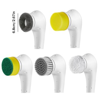 Nylon Wool Replace Brush Head Electric Handheld Scrubber Heads Home Washing Tools