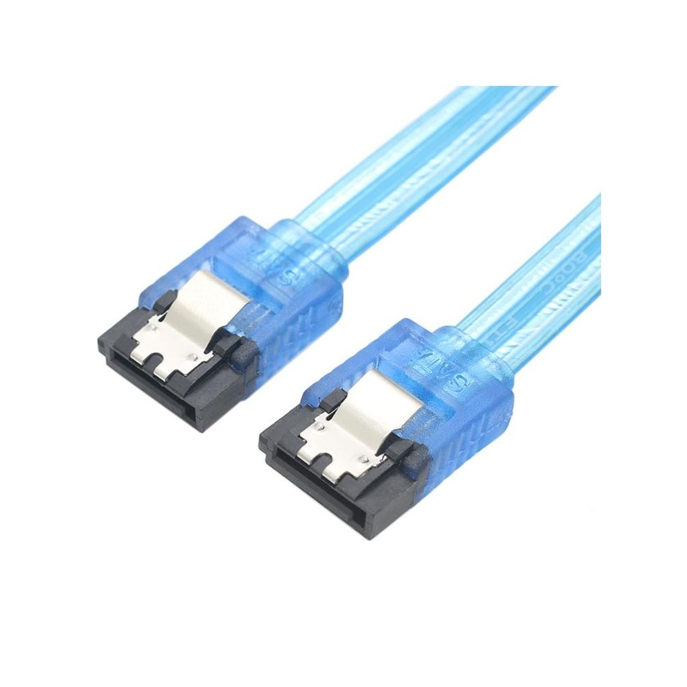 Mini SAS to SATA Data Cable With Braided Net Computer Case Hard Drive Cable,specification: SATA Double Female Straight-0.5m