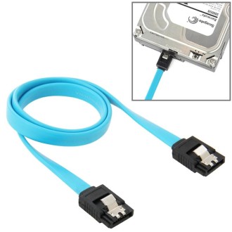 7 Pin SATA 3.0 Female to 7 Pin SATA 3.0 Female HDD Data Cable, Length: 50cm(Blue)