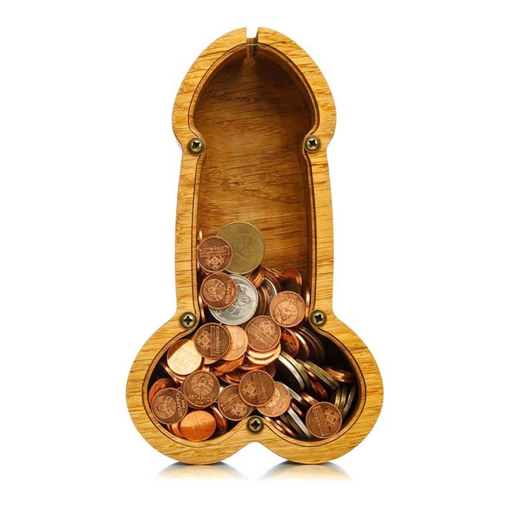 ZY-22083103 Wooden Fun Deposit Money Tank Crafts Decoration, Size: Large