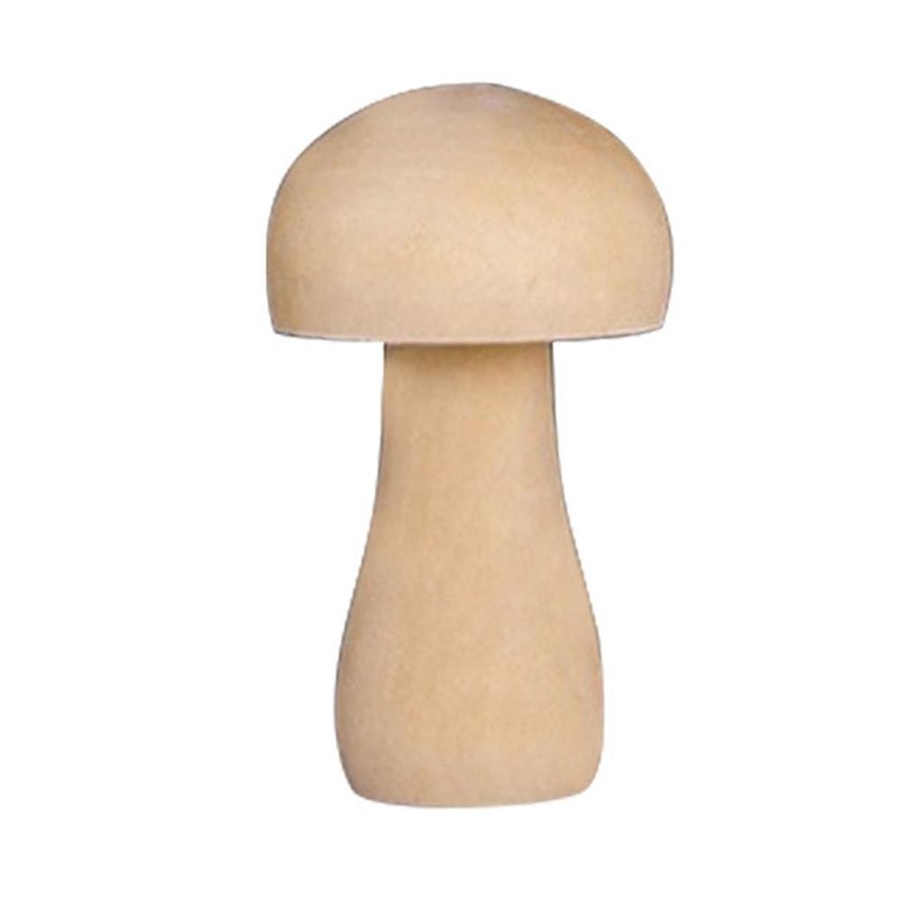 10pcs Wooden Mushroom Head DIY Painted Toys Children Early Education Household Decorative Ornaments