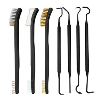 Double-end Steel Wire Pipe Brush Scratch Brush for Detailing Cleaning Welding Slag and Rust