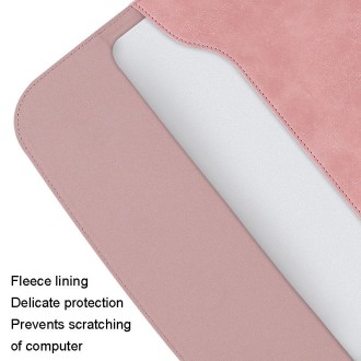 A20 Laptop Bag Magnetic Suction Slim Tablet Case Inner Bag, Size: 13.3/14 inch(Pink)