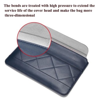 Microfiber Leather Thin And Light Notebook Liner Bag Computer Bag, Applicable Model: 14-15 inch(Gray)