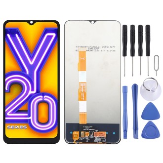 LCD Screen and Digitizer Full Assembly for Vivo Y20 / Y20i / Y30 (China) / Y30 Standard / Y20 2021 / Y3s (2021) V2044 V2043 V204