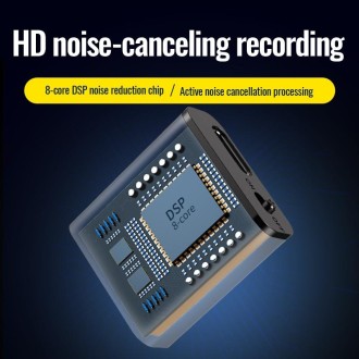 JNN Q8 Portable HD Noise Reduction Smart Voice Recorder, Memory:16GB