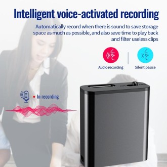 JNN Q8 Portable HD Noise Reduction Smart Voice Recorder, Memory:16GB