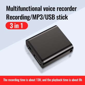 JNN Q8 Portable HD Noise Reduction Smart Voice Recorder, Memory:16GB