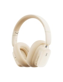 Baseus Bowie Series H1i Over-Ear Noise Reduction Bluetooth Headphone(Beige)