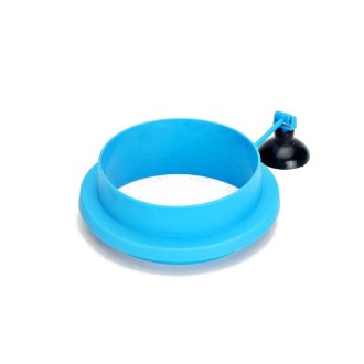 10 PCS Aquarium Fish Food Feeder, Specification: Thick Blue Round