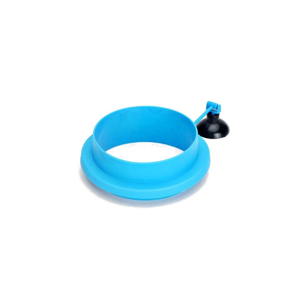 10 PCS Aquarium Fish Food Feeder, Specification: Thick Blue Round