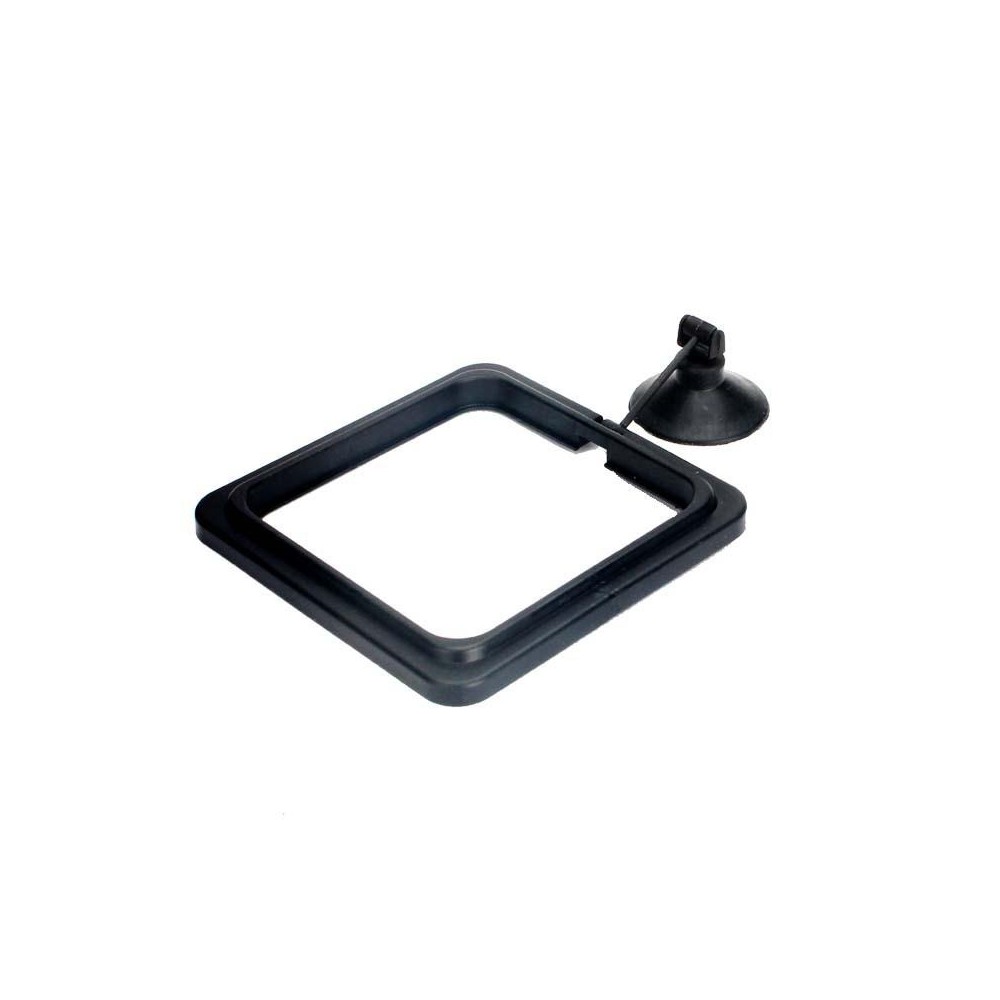 10 PCS Aquarium Fish Food Feeder, Specification: Thin Black Square