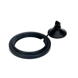 10 PCS Aquarium Fish Food Feeder, Specification: Thin Black Round