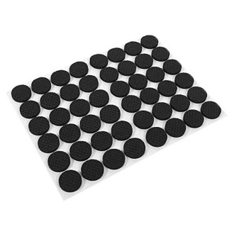 2pcs 22mm Round Plaid EVA Table Sofa Slip-proof Noise-reducing Foot Pads