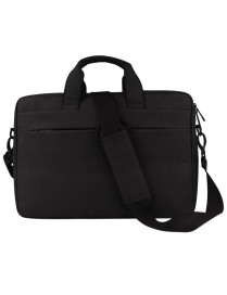 Breathable Wear-resistant Thin and Light Fashion Shoulder Handheld Zipper Laptop Bag with Shoulder Strap, For 15.6 inch and Belo