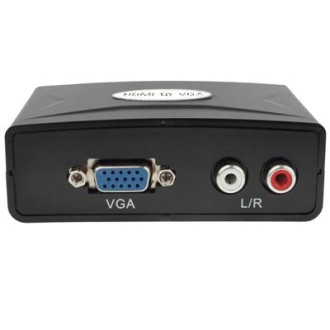 HDMI to VGA Converter with Audio (FY1322)(Black)