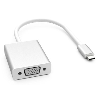 USB-C/Type-C To VGA HD Converter 1080P Laptop Connecting Display Mobile Phone Same Screen Line