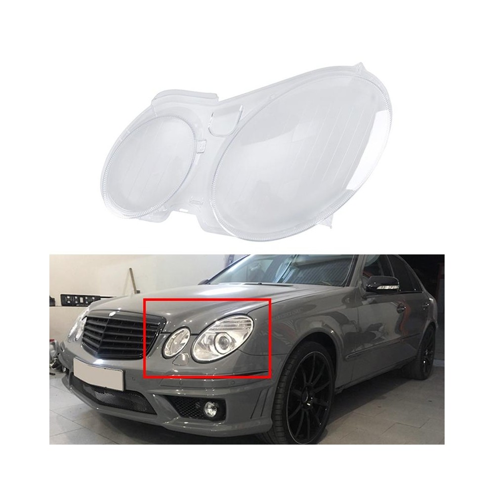 For Mercedes-Benz E-Class W211 2002-2008 Car Left Side Headlight Transparent Protective Cover 2118202961