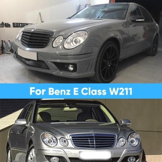 For Mercedes-Benz E-Class W211 2002-2008 Car Left Side Headlight Transparent Protective Cover 2118202961