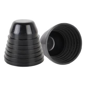 1 Pair Universal Headlight Soft Rubber Dust Cover, Suitable for 70-100cm Inner Diameter