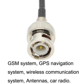 BNC Female To BNC Male RG58 Coaxial Adapter Cable, Cable Length:0.5m