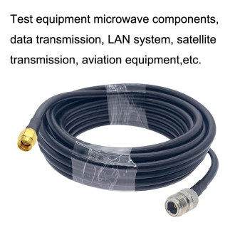 SMA Male to N Female RG58 Coaxial Adapter Cable, Cable Length:0.5m