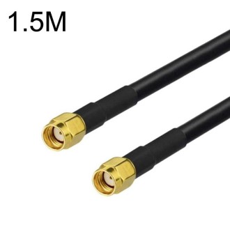 RP-SMA Male To RP-SMA Male RG58 Coaxial Adapter Cable, Cable Length:1.5m