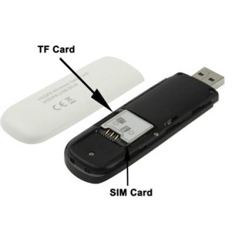 7.2Mbps HSDPA 3G USB 2.0 Wireless Modem with TF Card Slot, Sign Random Delivery(White)