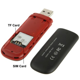 7.2Mbps HSDPA 3G USB 2.0 Wireless Modem / HSDPA USB Stick, Support TF Card, Sign Random Delivery