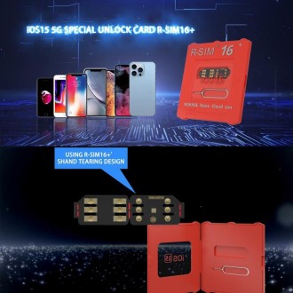 R-SIM 16+ Turns Locked Into Unlocked iOS15 System Universal 5G Unlocking Card