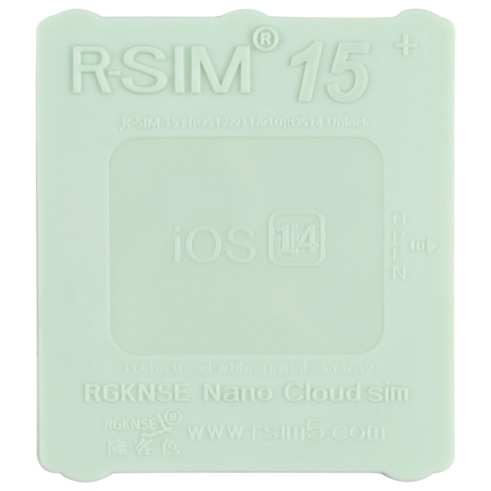 R-SIM 15+ Dual CPU Aegis Cloud Upgraded Version iOS 14 System Universal 5G Unlocking Card