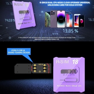 R-SIM 18 Turns Locked Into Unlocked iOS16 System Universal 5G Unlocking Card