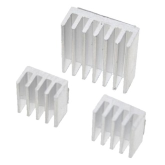 3 in 1 Cooling Heatsink Aluminium Heat Sink Pad Shims for Raspberry Pi 3 / 2