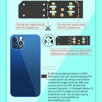 R-SIM 16 Turns Locked Into Unlocked iOS14 System Universal 5G Unlocking Card